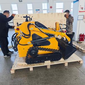 New Mini Garden Skid Steer Loader with EPA Engine Front Loader Crawler 2-4 Ton Rated Load Bucket Attachment <b>Small</b> <b>sliding</b> mixer - Product Image 2