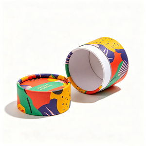 Caja de Cartón Cilíndrica Personalizada para Velas, Empaque de Tubo de Papel para Velas, Empaque de Regalo de Lujo con Logotipo - Product Image 2