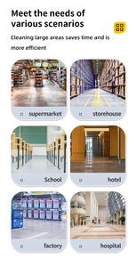 POHIR-X2 lavasciuga professionale senza fili industriale a spinta a mano - Product Image 6