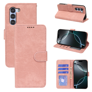 Funda de teléfono móvil de cuero PU con marco de fotos genuino para <span class=keywords><strong>ZTE</strong></span> <span class=keywords><strong>Blade</strong></span> 20 10 Smart <span class=keywords><strong>V2020</strong></span> Vita F50 5G, funda con tapa de libro con hebilla magnética - Product Image 1
