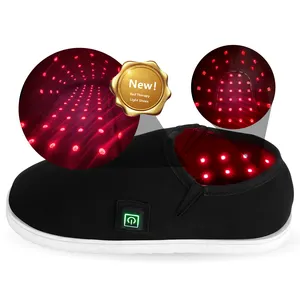 Kinreen nouveau proche infrarouge 850 635nm pantoufle neuropathie bottes Devie équipement Led thérapie par la lumière rouge chaussures de pied pour les pieds relaxants