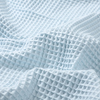 Couette gaufrée en coton doux et jouet de sommeil Couverture pour bébé 100% coton