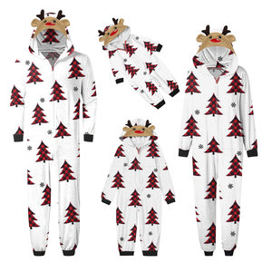 Ensemble de vêtements de Noël pour la famille, pyjamas pour maman, papa et enfants, 2 pièces, tissu doux à manches longues, vêtements de maison, vêtements pour bébé qui rampe - Product Image 5