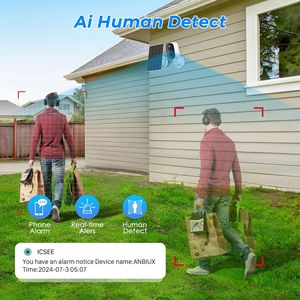 Ikevision icsee 4MP pin năng lượng mặt trời Wifi máy ảnh 2K con người phát hiện không thấm nước Mini CCTV với 5000mAh Pin 3 Wát năng lượng mặt trời bảng điều khiển - Product Image 5