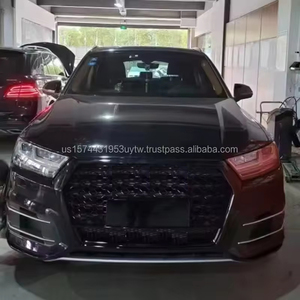 Nueva Parrilla Delantera Negra de ABS de Alta Calidad PNB para Audi Q7 4M, Actualización 2016-2019, Marco Inferior Estilo Panal RSQ7 - Product Image 5