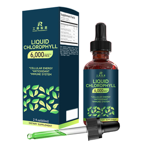 OEM/ODM buona vendita clorofilla a base di erbe gocce di integratori antiossidanti per adulti riduce l'alito cattivo e l'odore del corpo - Product Image 1