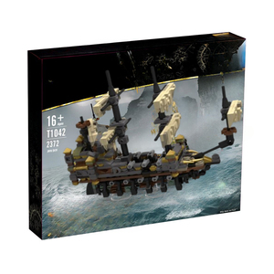Cướp biển của tàu Ngọc Trai Đen 16009 nữ hoàng trả thù tàu chiến 16009 thuyền buồm xây dựng khối gạch Đồ chơi Quà tặng giáng sinh - Product Image 2