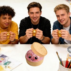 Dumpling Squishy Stress Relief Toy TPE <b>Squeeze</b> <b>Ball</b> Sensory Fidget For Anxiety Relief Kids Age 8 13 Years Unisex - Product Image 2