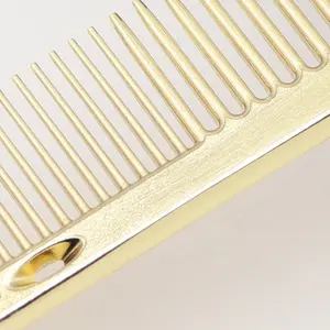 تصفيف الشعر بالجملة مخصص الكهربائية الألومنيوم مطلي الحلاق الشعر كومز لصالون