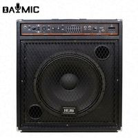 Haut-parleurs actifs professionnels de 15 pouces et 18 pouces, 250 W, 4 ohms, enceinte de basses pour DJ, scène, performance de guitare