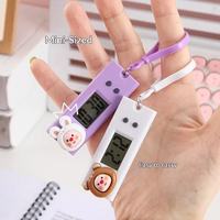 Jam Tangan Gantung Kecil Lucu Kartun Jam Elektronik Portabel Mini Pengatur Waktu Jadwal Kelas Ujian Siswa Plastik W50