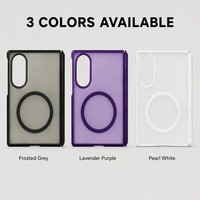 Étui pour Samsung Galaxy Z Fold 8, protection magnétique de la charnière, coque arrière translucide mate givrée, protection intégrale contre les chocs