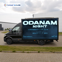 Camion publicitaire mobile extérieur avec écran LED Boxled Elite HD, fréquence de rafraîchissement de 3840 Hz, cadre en aluminium et affichage visuel sans soudure