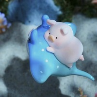 Nouveauté 2025 – 100 % Authentique – 52 Jouets – 8 Pièces/Boîte – Série Lulu Piggy Blue Ocean – Boîte Mystère – Figurines PVC à Collectionner – 12 ans et plus – Unisexe