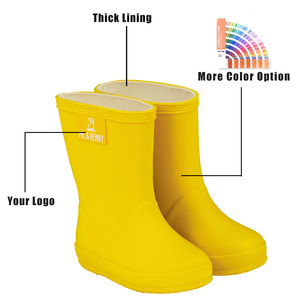 Stivali da Pioggia Personalizzati per Bambine in Plastica Lucida, Scarpe Impermeabili Invernali per Bambini, Graziosi Stivali da Principessa per Esterni - Product Image 2