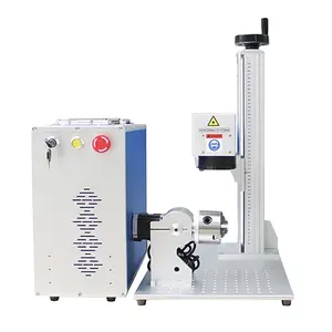 Máy Đánh Dấu Laser Sợi Quang Jpt Mopa 50W 60W 80W Tự Động Lấy Nét Động 2,5D Máy Cắt Trang Sức Bằng Đồng Bạc Cốc Kim Loại Bằng Thép Không Gỉ