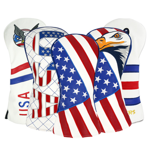 Porte-tee de golf personnalisé avec logo brodé, imperméable, amusant, en peluche, animaux (requin, pieuvre, éléphant, girafe), dessin animé, fermeture magnétique - Product Image 2