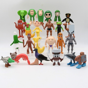 Hy 24 cái/bộ tung tung tung sahur đồ chơi phim hoạt hình hành động Bộ sưu tập mô hình đồ chơi PVC Tượng búp bê quà tặng đồ trang trí Topper - Product Image 3