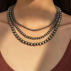Женское колье с жемчугом, 8 мм - Product Image 3