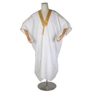 <span class=keywords><strong>Vestido</strong></span> árabe musulmán dorado bordado, tafetán, caftán, desierto, Jubah, Abaya, Jalabya, étnico, qami, Jeque islámico, Khaleeji - Product Image 2