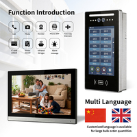 Nouveau système de visiophone extérieur intelligent Tuya 2026 pour appartement, appel bidirectionnel, écran tactile TFT LCD 10/7 pouces, résistant à l'eau