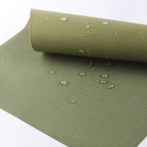 Free Sample Tear Resistance PVC PU Coated Polyester Waterproof 600D Oxford Fabric Polyester Satin Fabric