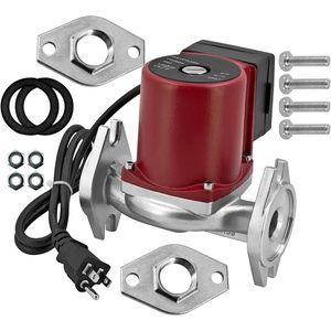 Pompe de circulation d'eau chaude Dewinston Up15-29Su 115V 0.13Hp en acier inoxydable pour systèmes de chauffage solaire hydronique radiant - Product Image 1
