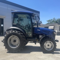 Tracteur agricole Euro V 75HP 4x4, tracteur diesel 4x4
