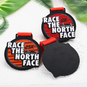 Medallas de Carrera Hills Finisher 10k 25k 50k, Medallas de Metal Esmaltado de Aleación de Zinc con Diseño 3D de Corredor en Pendiente, Texto Personalizado, Medallas Hechas a Medida para Regalo o Recuerdo - Product Image 4