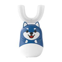 Prix compétitif, conception spéciale 2024, brosse à dents électrique intelligente à ondes acoustiques rechargeable par USB pour enfants avec poils doux