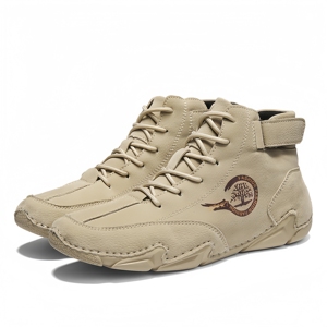 Bottes courtes décontractées montantes pour hommes en microfibre Octopus, grandes tailles, avec support, logo OEM personnalisé, tendance mode, chaussures de marche souples - Product Image 4