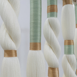 Décoration murale en macramé de style Art déco géométrique pour enfants, tissée à la main, tons chauds amusants, en coton, pour Diwali, mariage, <span class=keywords><strong>anniversaire</strong></span> - Product Image 2