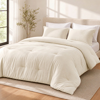 Ensemble de literie 3 pièces style bohème texturé et touffeté, comprenant couette et housse de couette, doux, respirant et moelleux, en stock usine, OEM ODM