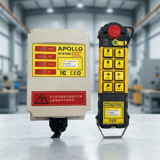 High Quality Apollo Industry Remote Control with Model C1-8PB for Crane Hoist 3 Months Warranty Made in China