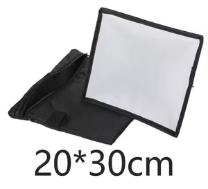 20 X 30CM <strong>Universal</strong> Foldable External <strong>Flash</strong> <strong>Diffuser</strong> Softbox <strong>Flash</strong> Light <strong>Soft</strong> <strong>Box</strong> For Godox Canon DSLR Camera - Product Image 4