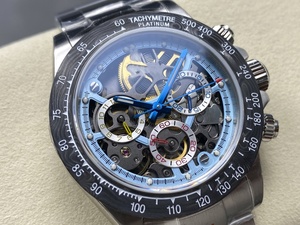 Reloj Mecánico de Lujo, Super Calidad, Resistente al Agua, 40mm, Acero 904L, Movimiento ETA 4801, Esqueleto Luminoso de Carbono - Product Image 2