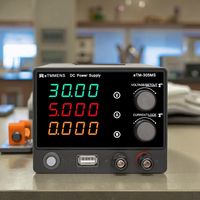 Alimentation CC réglable ETOMMENS 30V 10A à sortie unique 120V/220V ETM-305MS pour laboratoire et réparation de téléphones