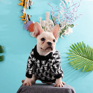 Modèles explosifs personnalisés à la mode chien pull épaissi haute élasticité robinet Schnauzer chien vêtements - Product Image 4