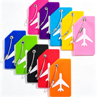 Étiquette de bagage imperméable avec sangle métallique, impression de logo personnalisée, identificateur de valise pour avion