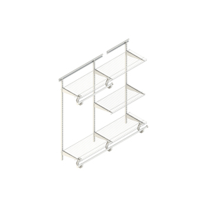 Organisateur de placard réglable, <span class=keywords><strong>rangement</strong></span> suspendu pour chaussures, armoire et tiroirs - Product Image 5