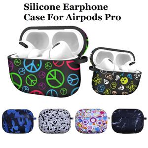 Funda de silicona suave con patrón de camuflaje para auriculares para <span class=keywords><strong>airpods</strong></span> <span class=keywords><strong>pro</strong></span> funda protectora - Product Image 2