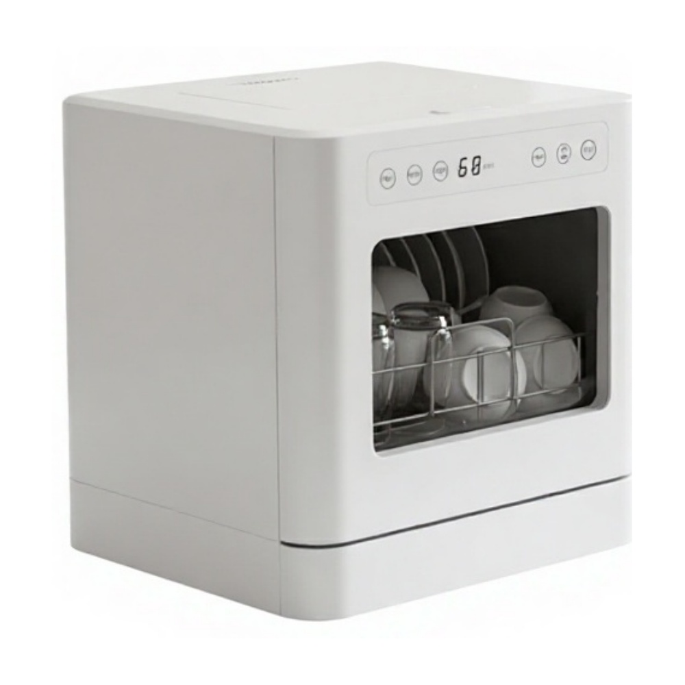 Kitchen Clean Smart Compact Drawer Dishwasher 8 Sets Capacity Household Use Automatic Dishwashing with Disinfection and Drying