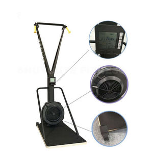 Máquina de Esquí Ergométrica Comercial con Resistencia de Aire, Entrenador de Cardio de Cuerpo Completo, 10 Niveles de Resistencia Ajustable, Pantalla LCD - Product Image 3