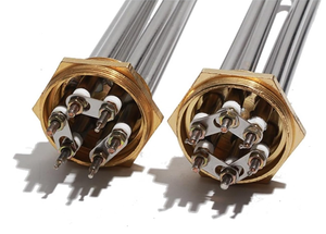 Élément Chauffant Électrique à Immersion OEM DN40 DN50 220V 380V 10KW 12KW en Acier Inoxydable <span class=keywords><strong>pour</strong></span> Huile Thermique - Product Image 1