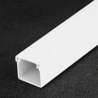 Canal de câble électrique solide Square Underfloor PVC Trunking 25X25 Compartiment Types de conduit de câbles