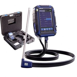 เครื่องวิเคราะห์ก๊าซไอเสียขั้นสูง Wohler A450L พร้อมเซ็นเซอร์ 3 ตัว ตรวจจับก๊าซคาร์บอนไดออกไซด์ได้สูงสุด 5,000 ppm ช่วงการวัดก๊าซออกซิเจน 21%  ระยะเวลาการวัด 6 ชั่วโมง - Product Image 1