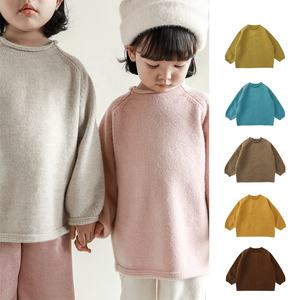 Pull en coton épais tricoté pour bébé fille, vêtement d'hiver, style coréen, 30154 - Product Image 2