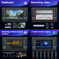 Autoradio Android double DIN 7 pouces d'origine BQCC, système multimédia stéréo pour tableau de bord, lecteur DVD CarPlay, RDS AM FM pour Audi A4 2000-2009