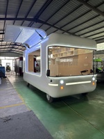 Remorques de cuisine mobile CE pour restauration rapide, camions de restauration Shawarma avec cuisine complète sur roues à vendre