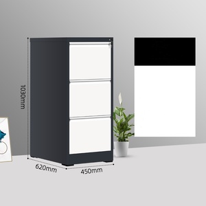 Chất lượng tốt nhất bán buôn giá rẻ nhất kim loại 3 ngăn kéo văn phòng lưu trữ Tủ hồ sơ - Product Image 4